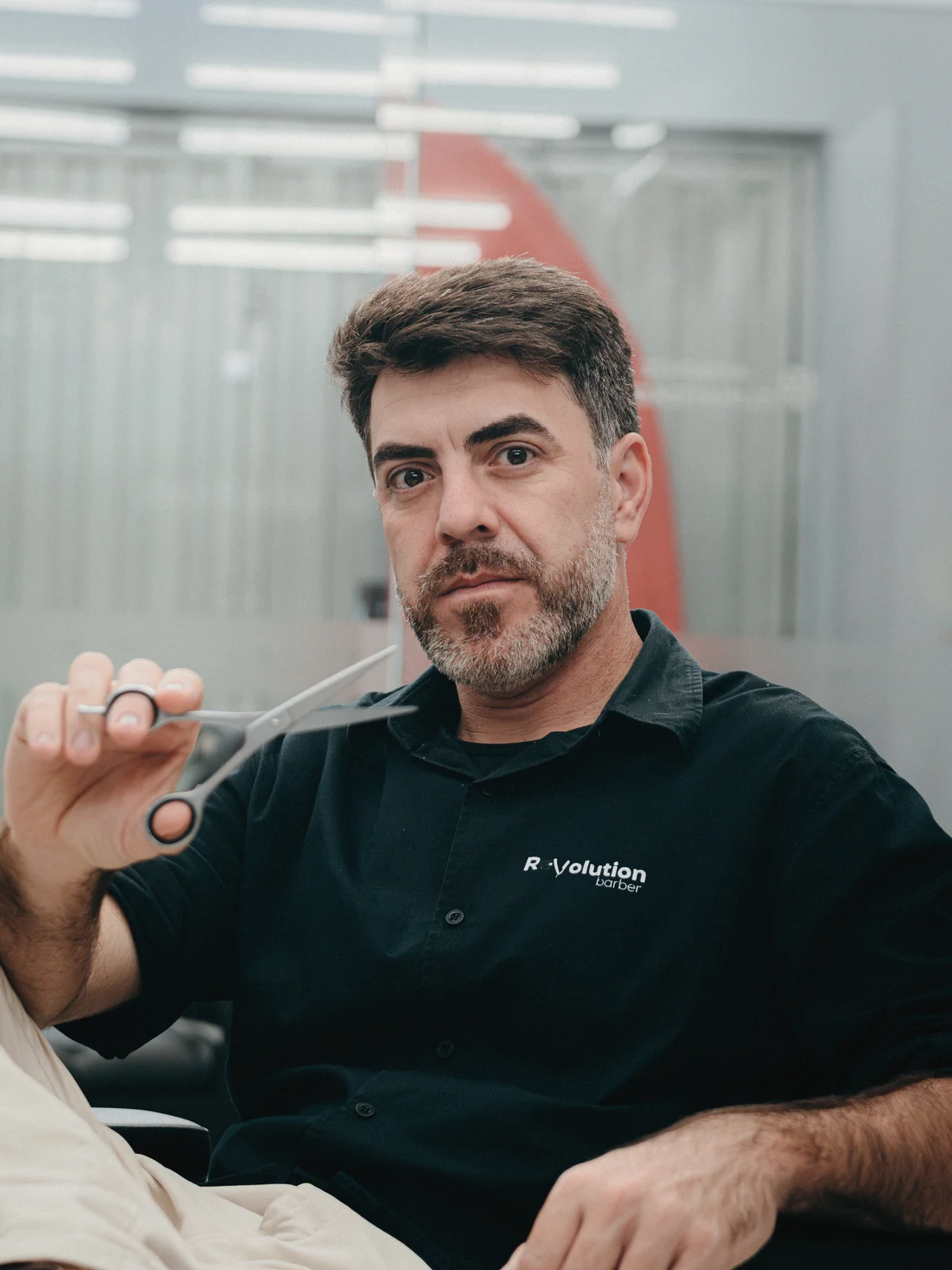 Leonardo Souza, barbeiro profissional